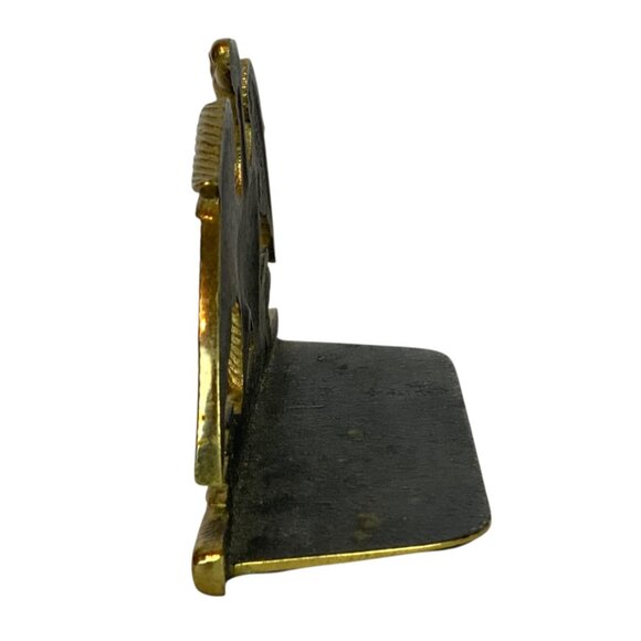 Single Virginia Metalcrafters Spread Eagle Brass Bookend VMC 8-9 1952 - Picture 2 of 6